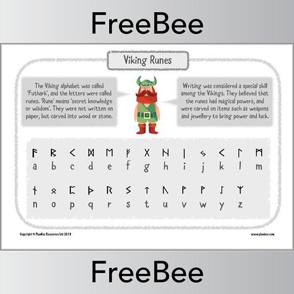 Viking Runes Ks2 Free Downloadable Pdf For Children Planbee