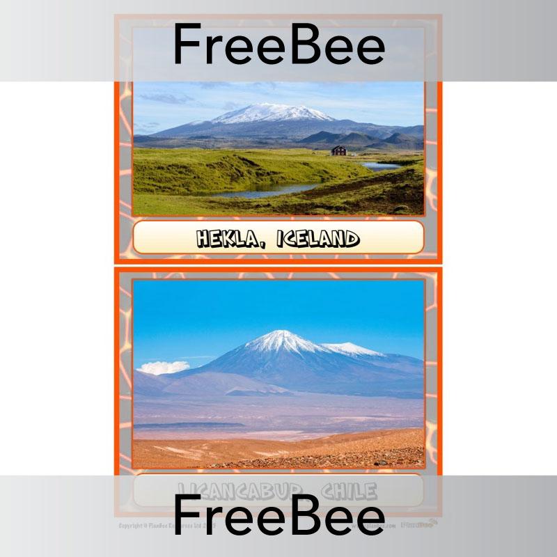 Volcano Display Cards