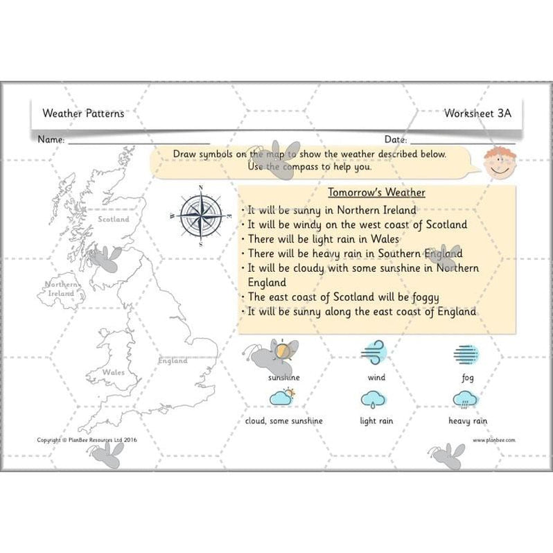 Weather Patterns: KS1 lessons, activities and worksheets — PlanBee