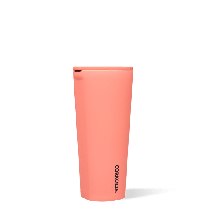 Corkcicle Can Cooler Neon Coral / Slim