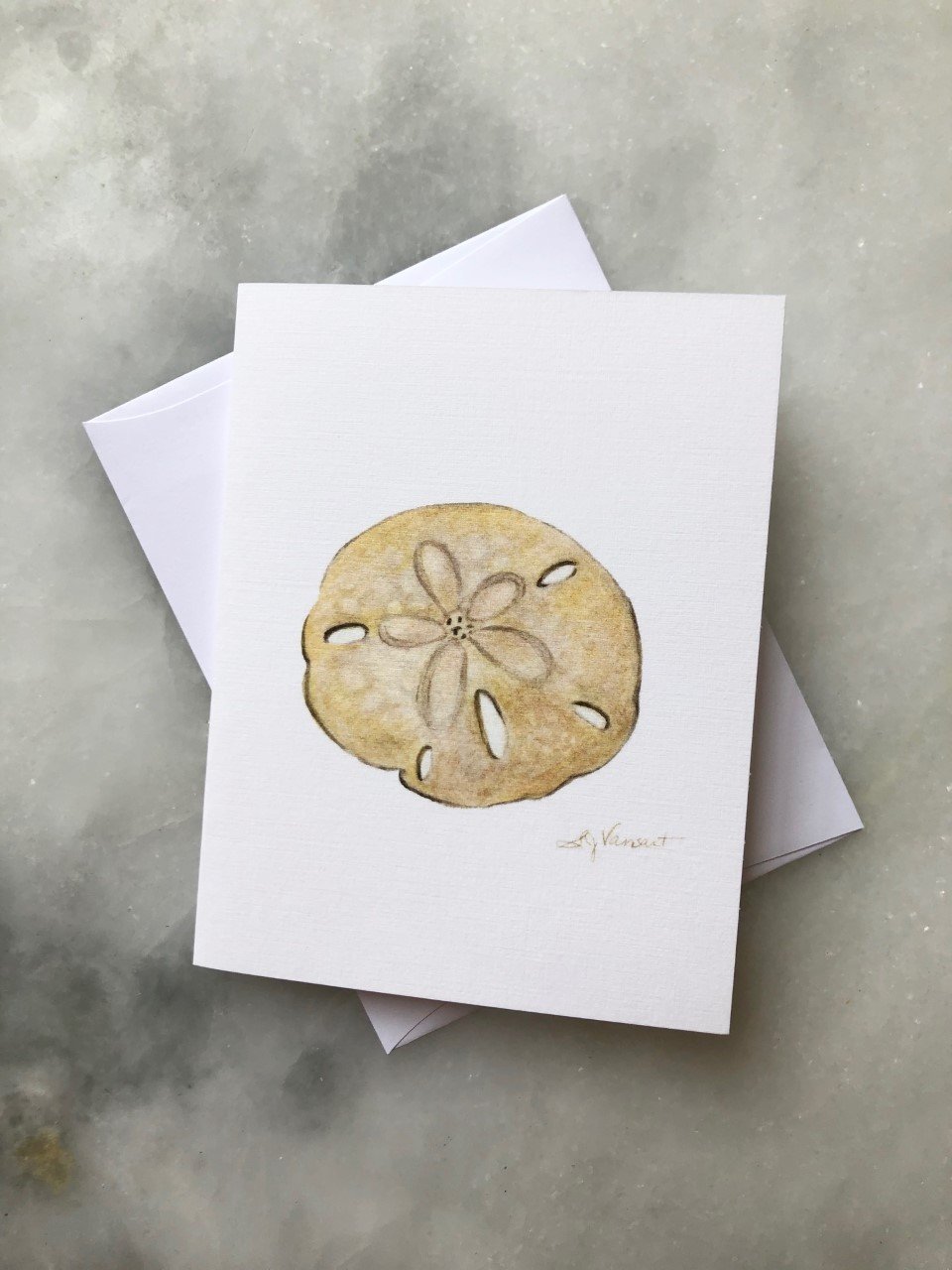 Scallop Shell Card