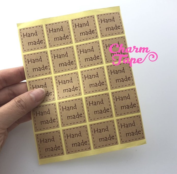 kraft paper stickers