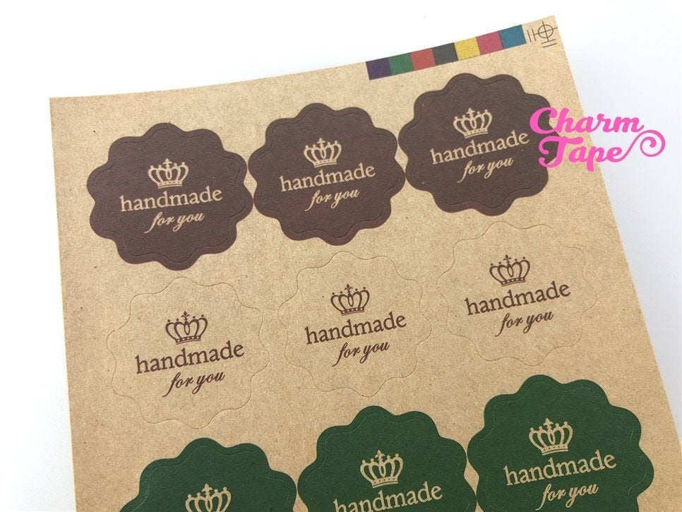 kraft paper stickers