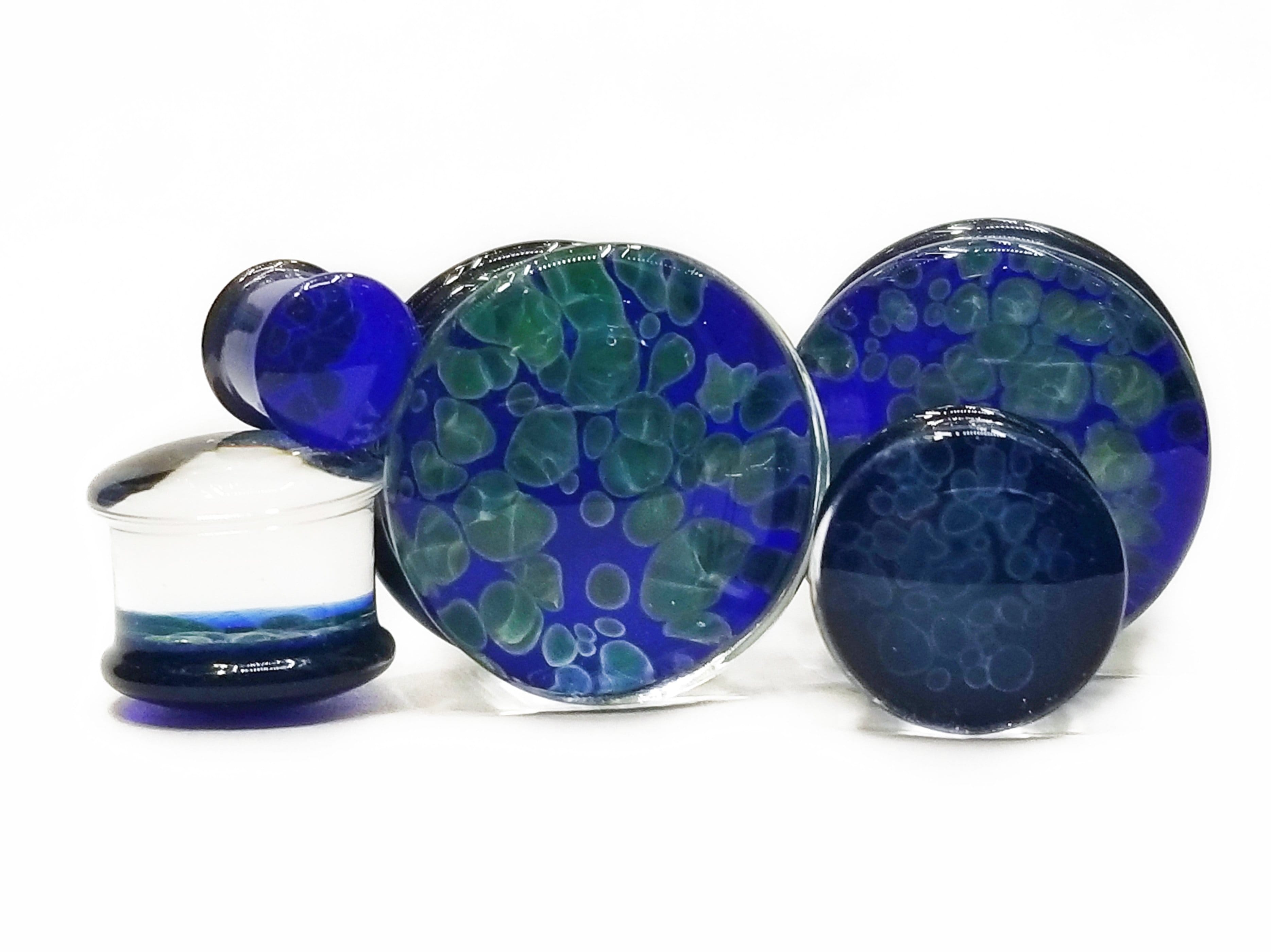 Glass Plugs Zoa Design Plug Pair By Gorilla Glass Avanti Body Jewelry