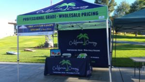 Custom canopies and promotional materials