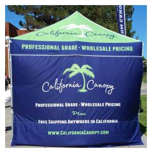 Custom Canopy Tent in California