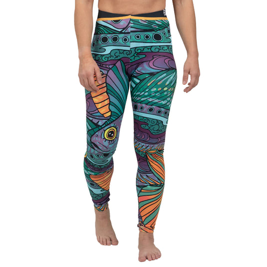 Skeeter DSG Fishing Leggings - Seafoam - Skeeter Apparel