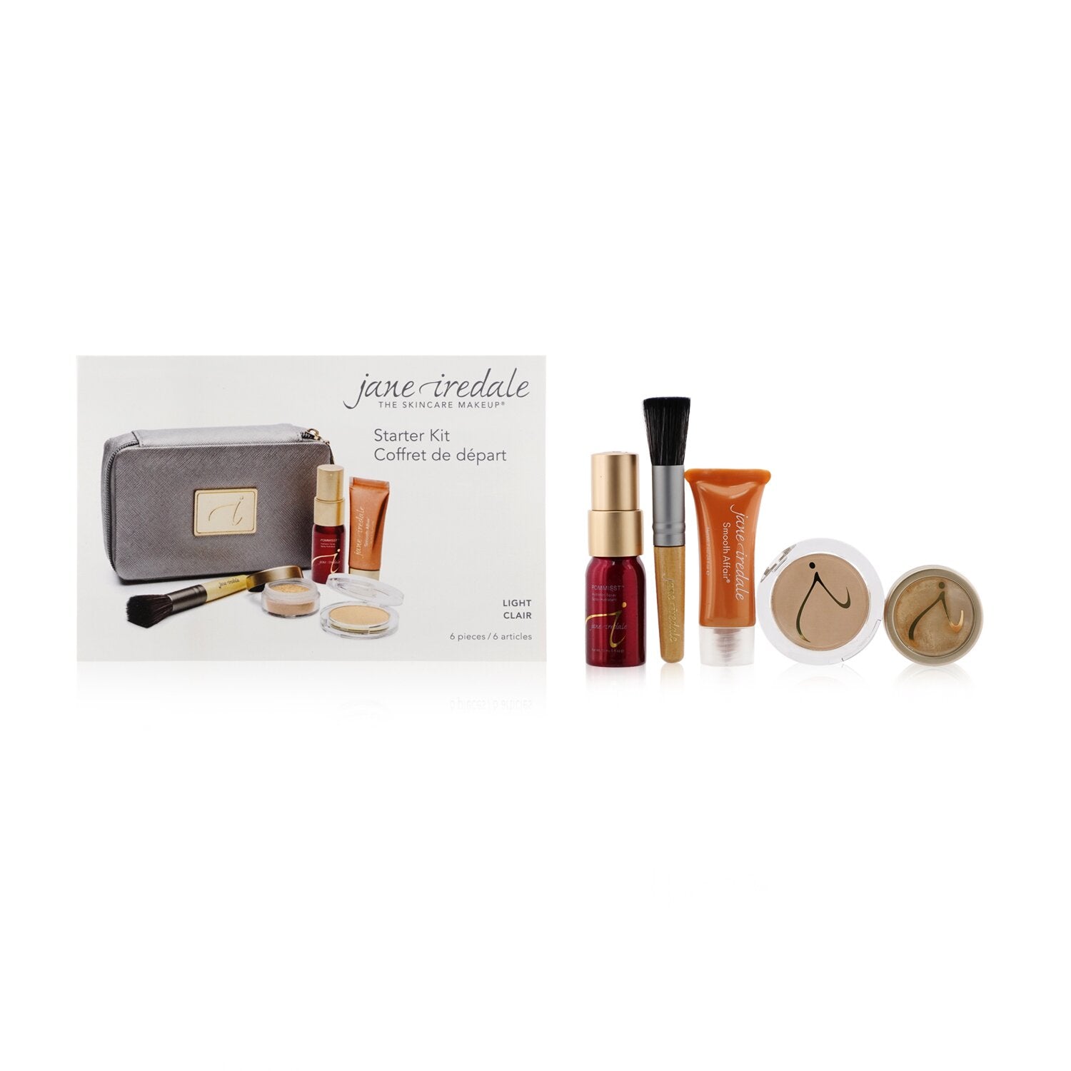 Starter Kit (6 Pieces): 1xPrimer Brighter, 1xLoose Mineral Powder, 1xMineral for Sale | Jane Iredale, Up, Buy Now – Author