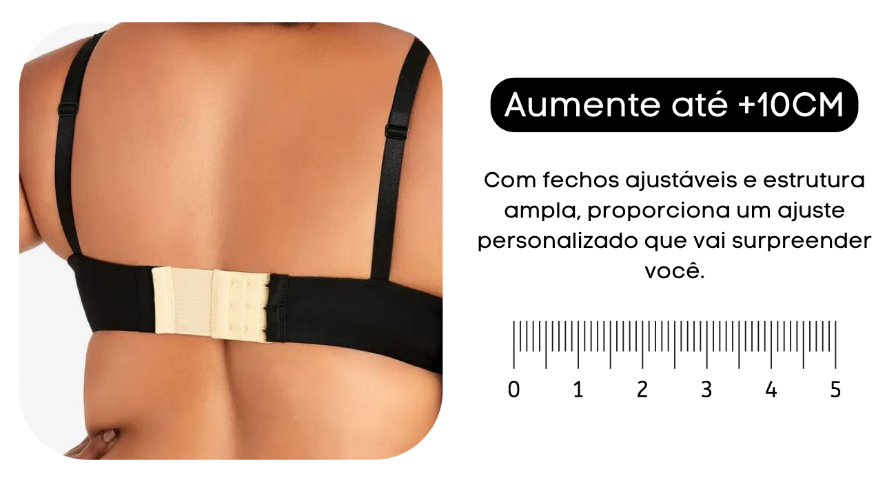 Extensor de sutiã, Costas largas, Ajuste perfeito, Sutiã para costas largas, Conforto e suporte, Alças acolchoadas, Design exclusivo, Lingerie estilosa, Fechos ajustáveis, Extensor de sutiã de qualidade, Sutiã personalizado, Extensor de sutiã duradouro, Marcas indesejadas na pele, Extensor de sutiã respirável, Sutiã perfeito para costas largas.