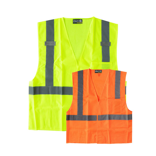 Two Band High Visibility Solid Safety Vest - 101 Series - ANSI Class 2 — Safety  Vests and More