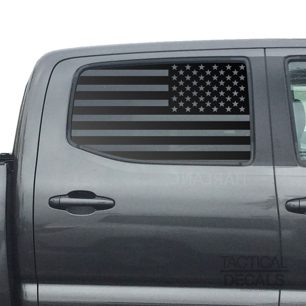 USA Flag Decal for 2016 - 2020 Toyota tacoma Rear Door Windows - Matte ...