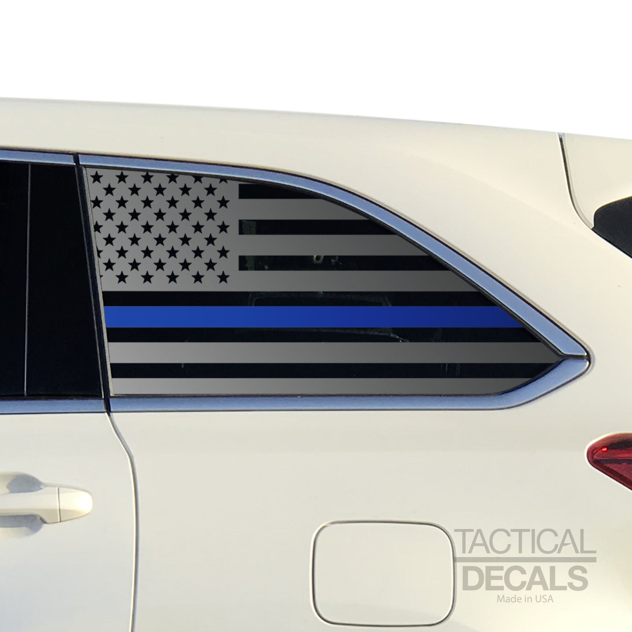 thin blue line windshield decal