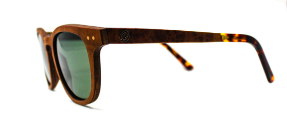 Evanson Wooden Sunglasses - Walnut