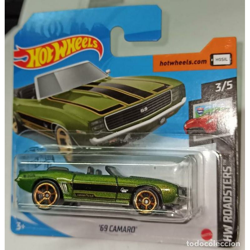 69 Camaro Verde - Hot Wheels – 