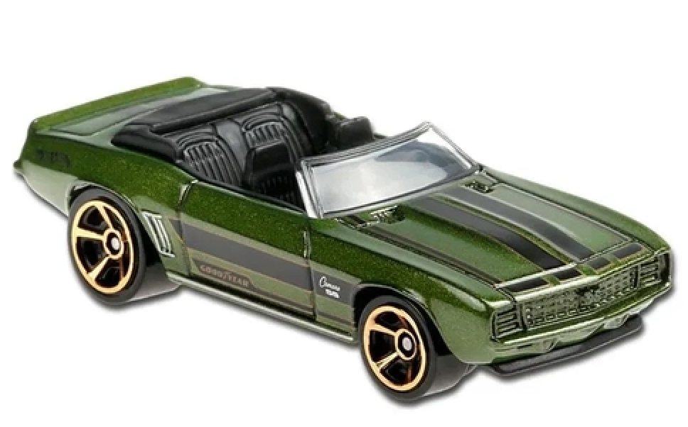 69 Camaro Verde - Hot Wheels – 