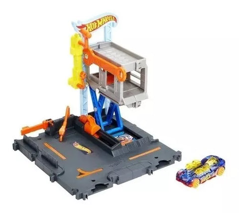 Pista Hot Wheels City Ataque Tóxico Da Cobra Serpente Slime em