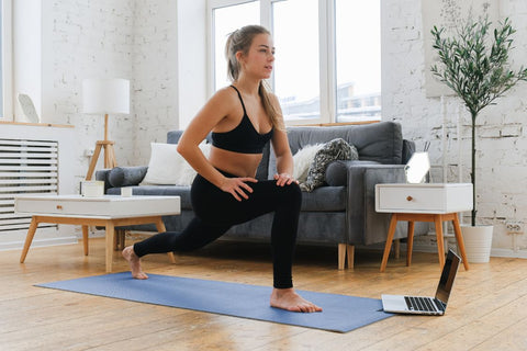 woman working out