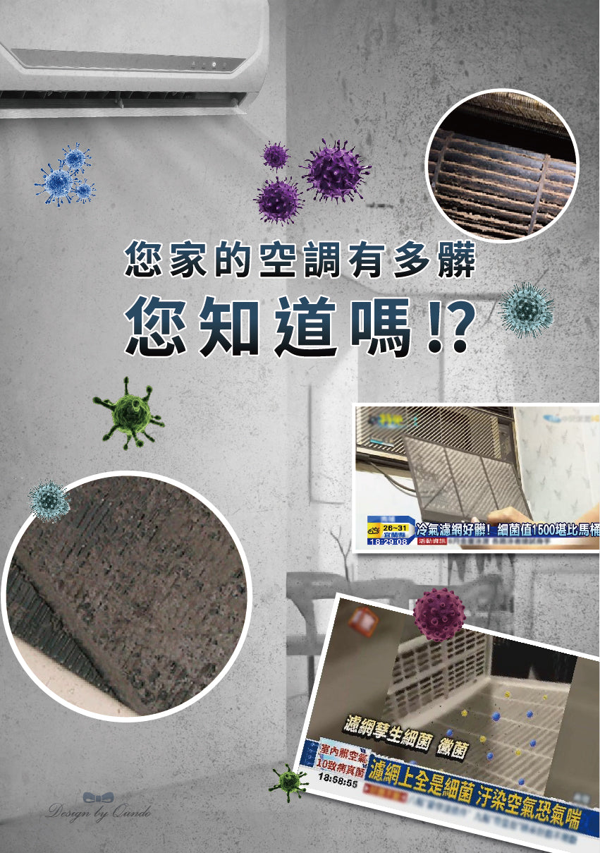 Kangduo - Air Conditioning Foam 6-in-1 Cleaner 450ml｜Made in Taiwan｜Silver Ion Antibacterial｜Anti-mite and Dust Removal｜Citrus Aroma