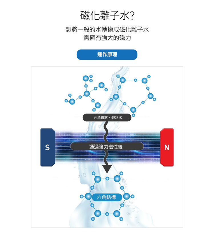 Poseion 磁化離子水花灑 BT100 99%抗菌淨水蓮蓬頭