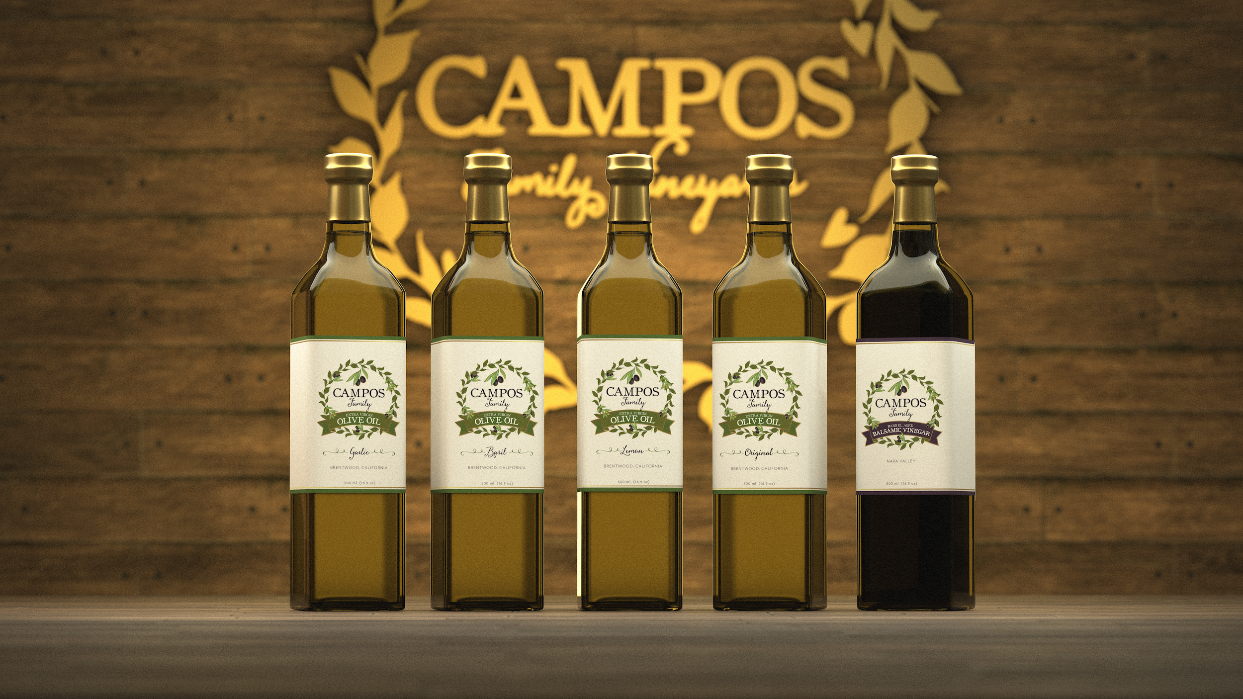 Campos Family Vineyards Olive Oil Flavors