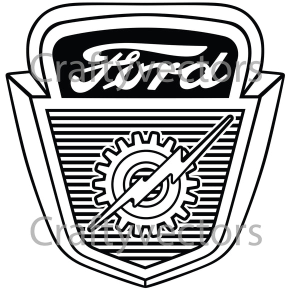 Download Ford Logo Vintage Truck Emblem Vector Crafty Vectors