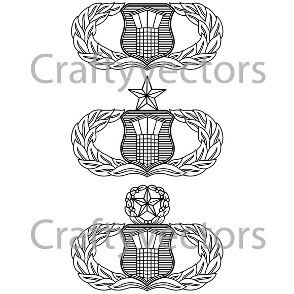 Air Force Air Traffic Controller Vector File – Crafty Vectors