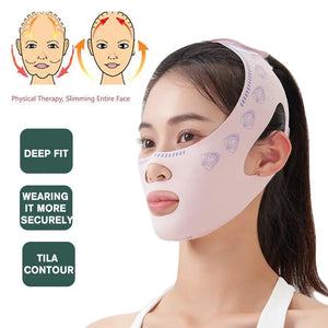 Chin Cheek Slimming Bandage V Shaper V Line Lifting Mask Face Lifting Anti Wrinkle Strap Band Sleeping Mask Beauty Health - USA SHOP CENTER