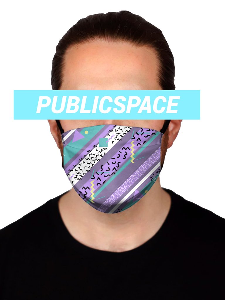 purple haze cloth face mask (non medical)