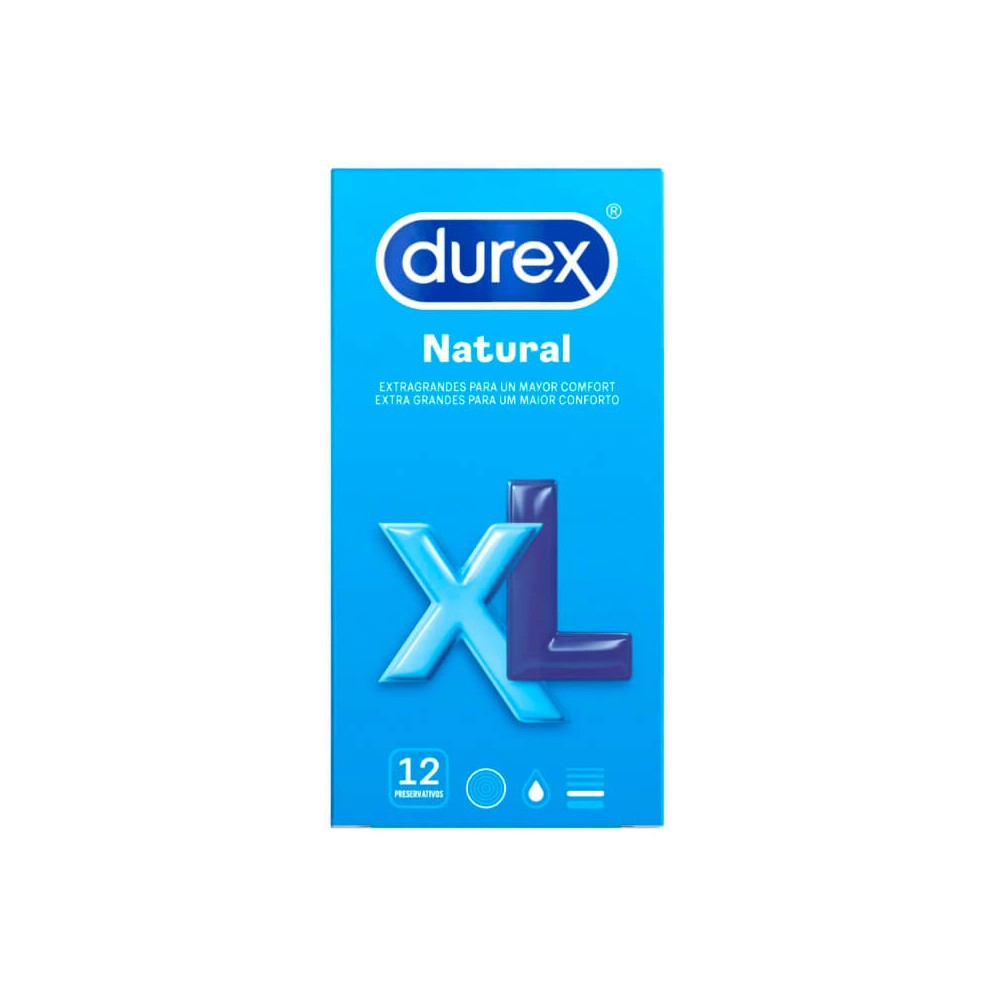 Durex Natural Preservativos Xl 12 Unidades Farmácia Garcia 4383