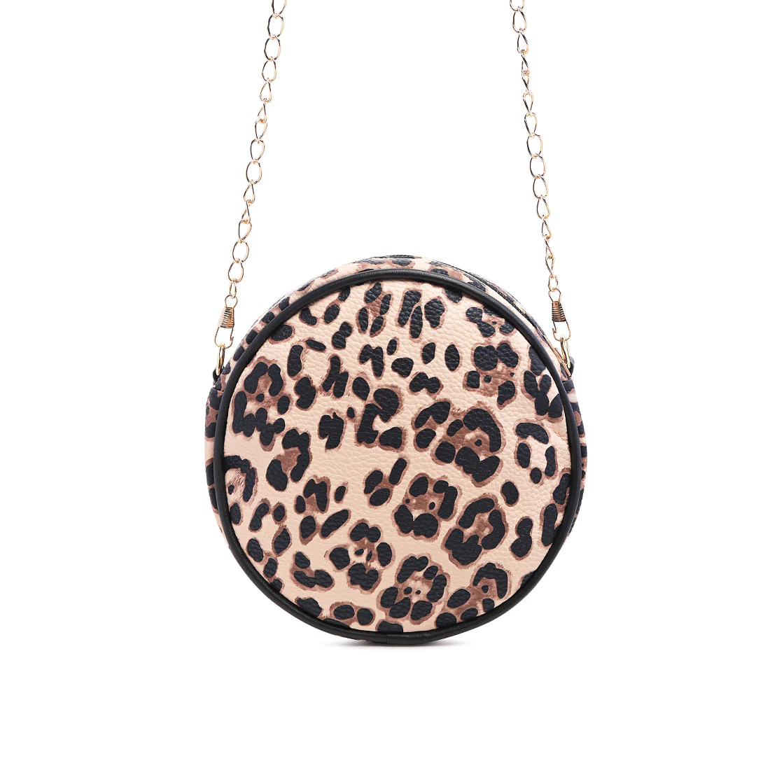 BEIGE LEOPARD SLING BAG