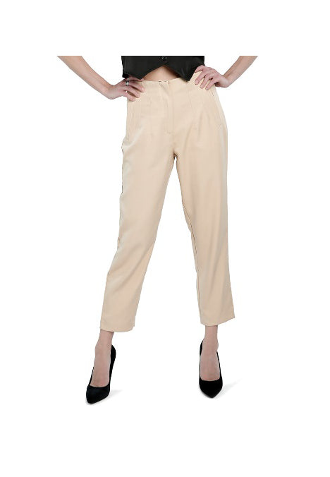 HIGH WAIST SEMI CASUAL TROUSER