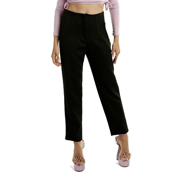 HIGH WAIST SEMI CASUAL TROUSER