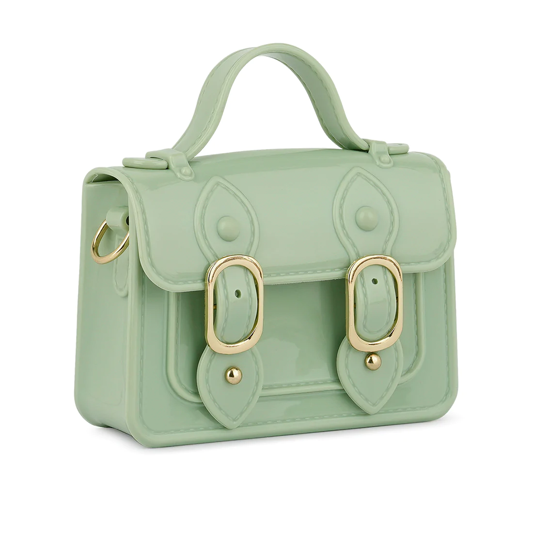 JELLY SADDLE SLING BAG IN MINT