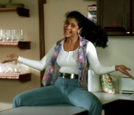 สไตล์บอลลีวูด Kajol 90s