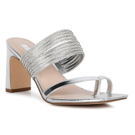 MID BLOCK HEEL SANDALS