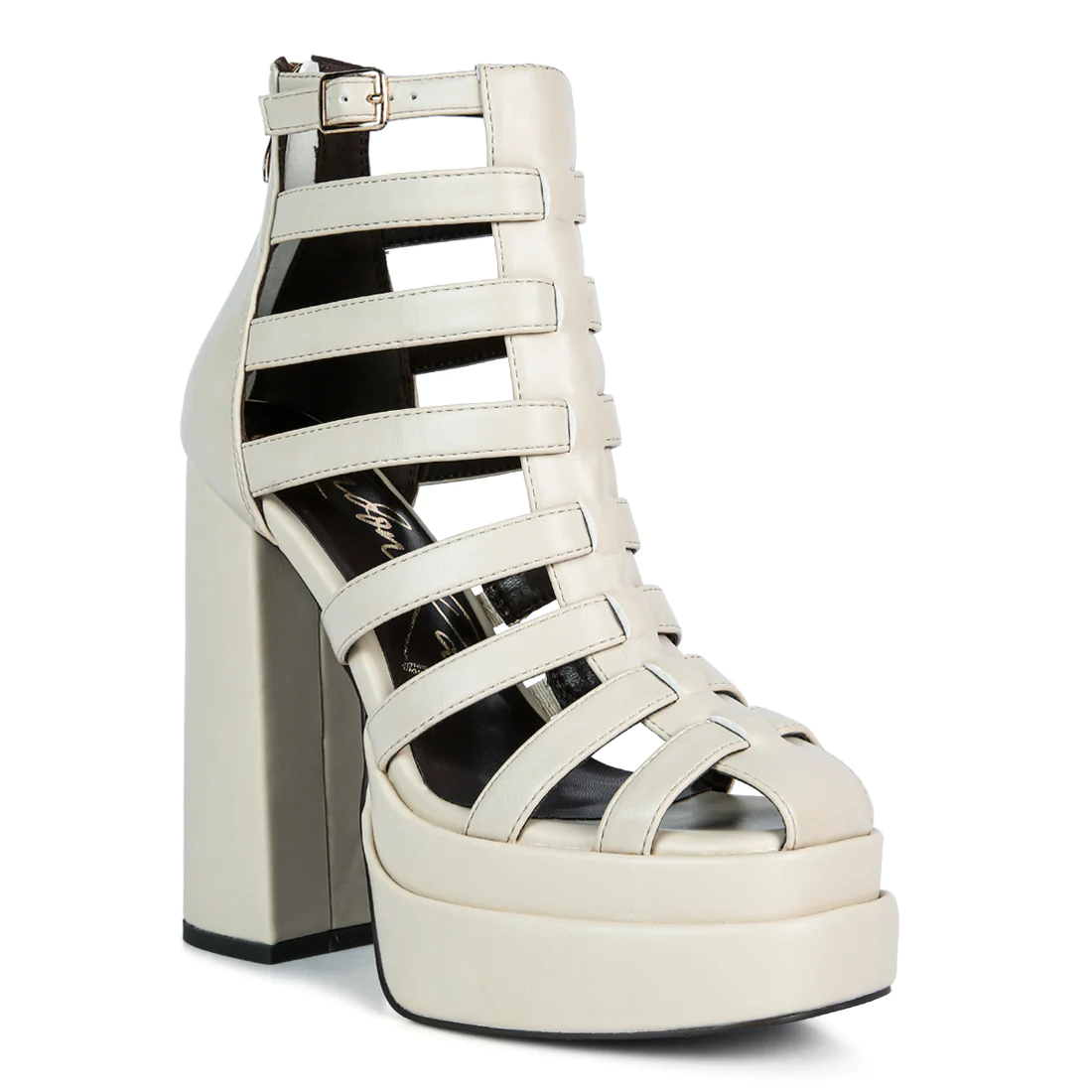 Rielle High Platform Cage Bootie Sandal