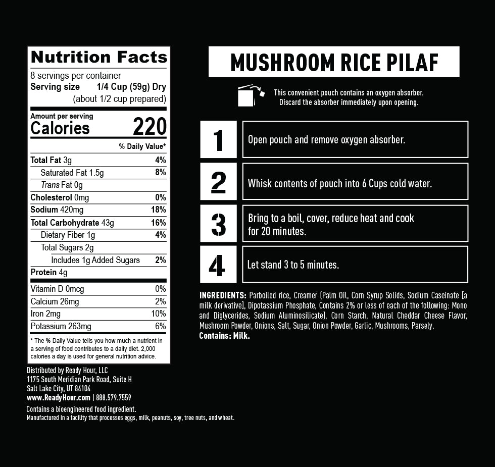 Mushroom Rice Pilaf