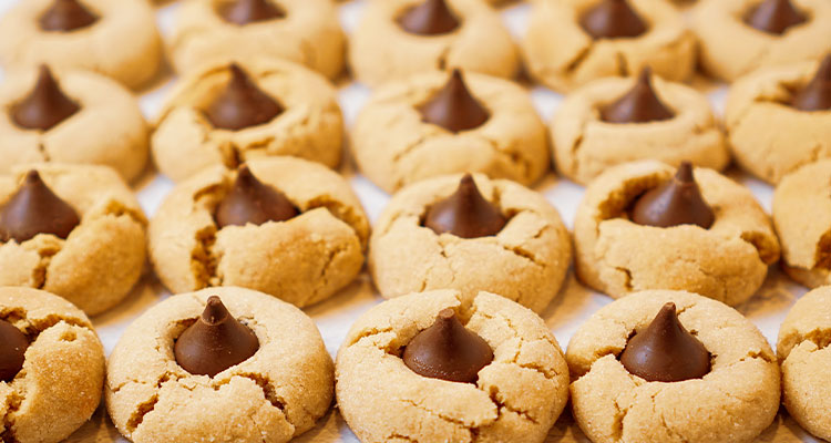 peanut butter blossoms 