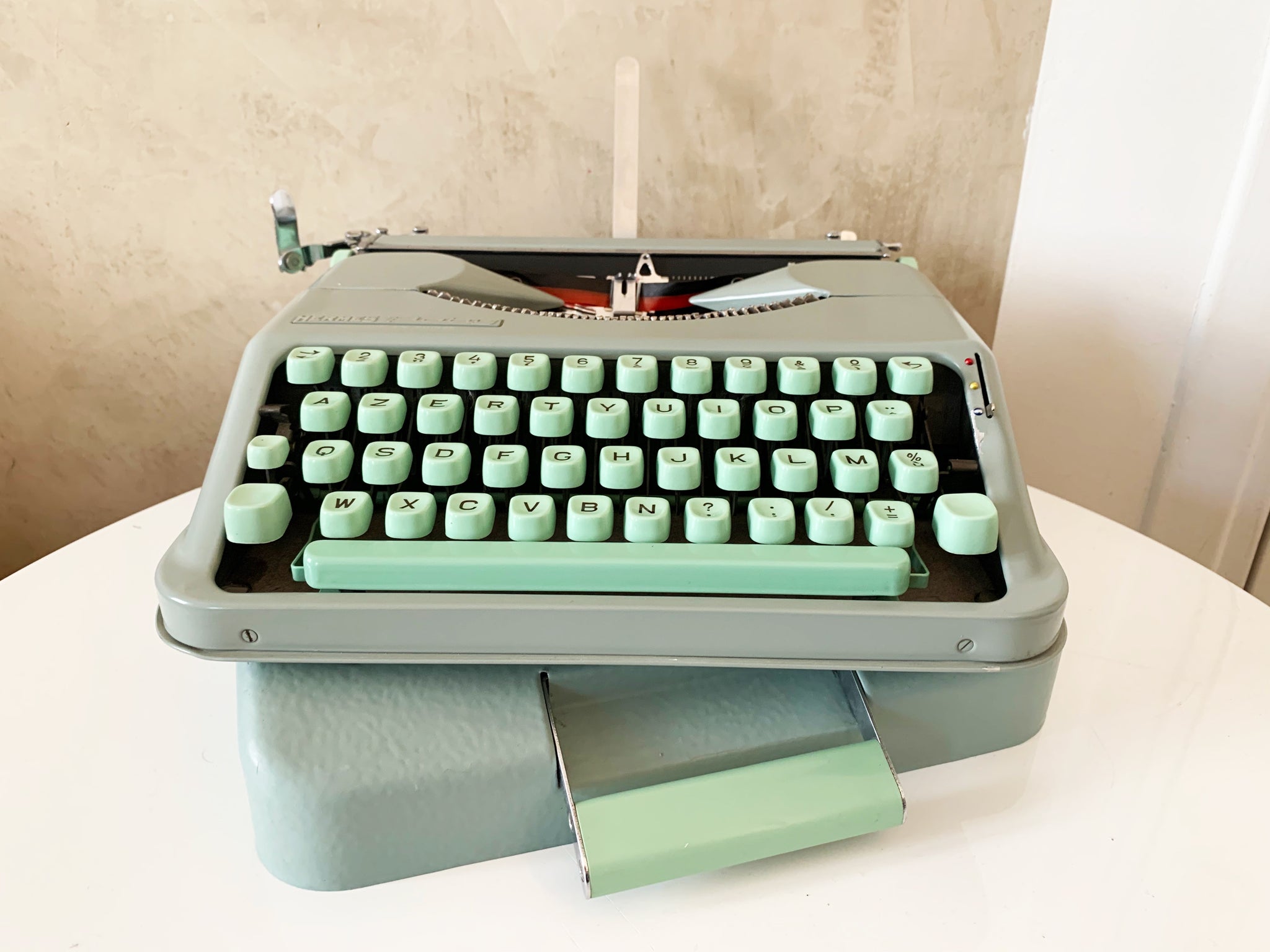 Typewriter Mint Green Hermes Baby - Fully Cleaned and Serviced