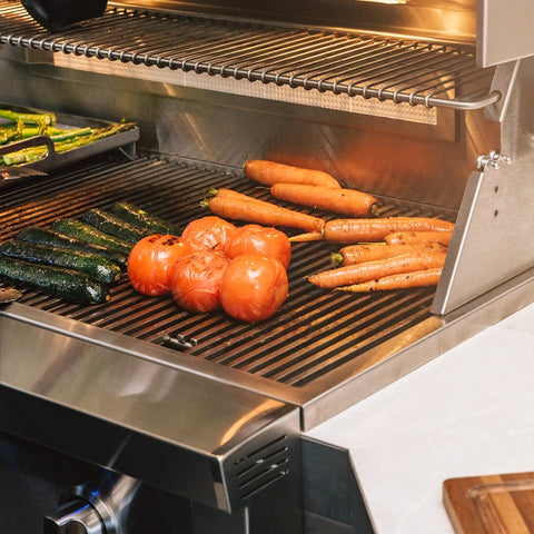 Using American Made Grills to grill vegetables