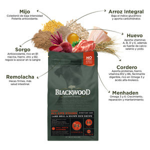 Blackwood Alimento para Perro de Todas las Edades con Cordero y Arroz Integral