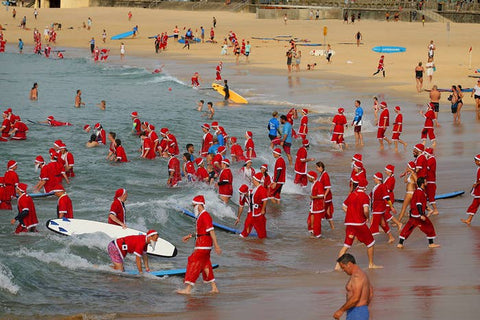 聖誕節 邦迪海灘 7月聖誕節 澳洲聖誕節