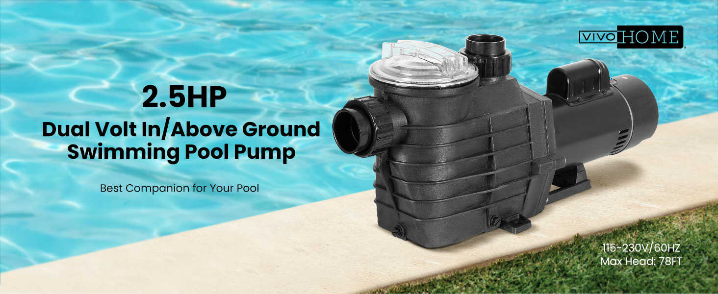 VIVOHOME Automatic Pool Cover Pump