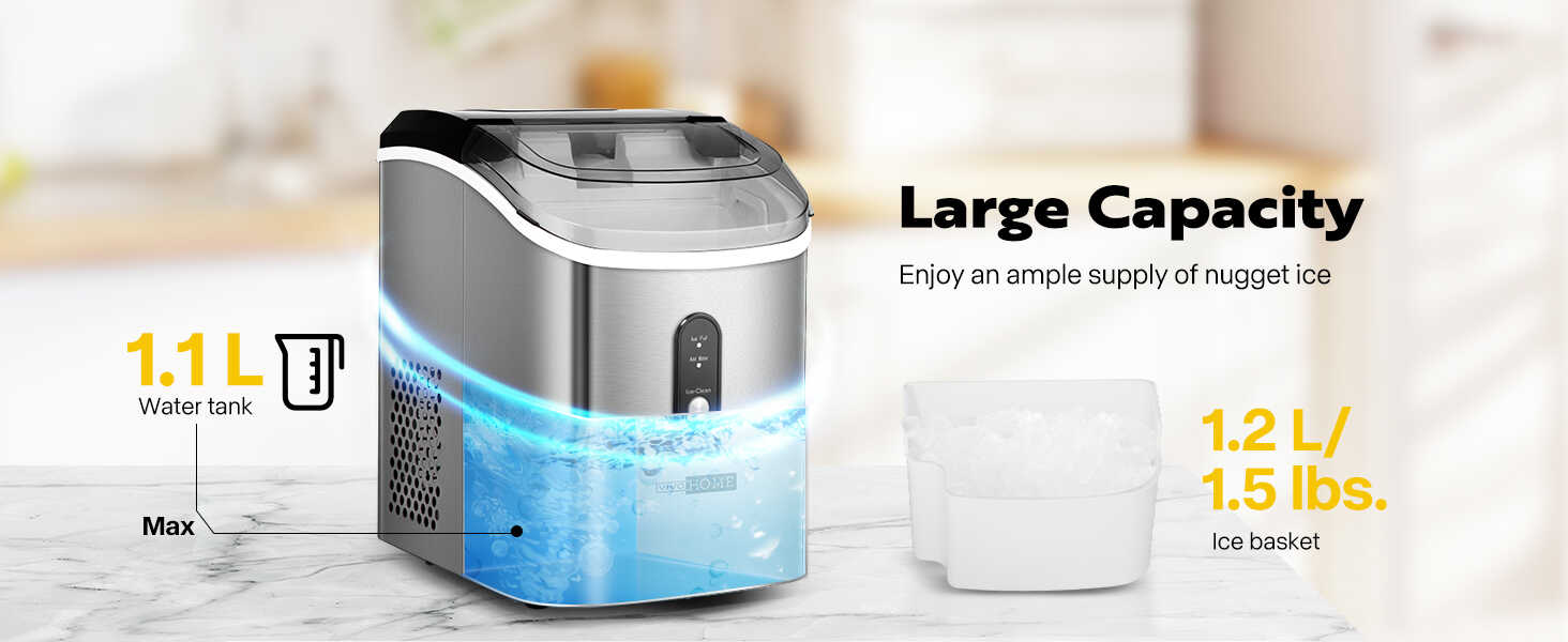 VIVOHOME Electric Countertop Ice Cube Maker Machine