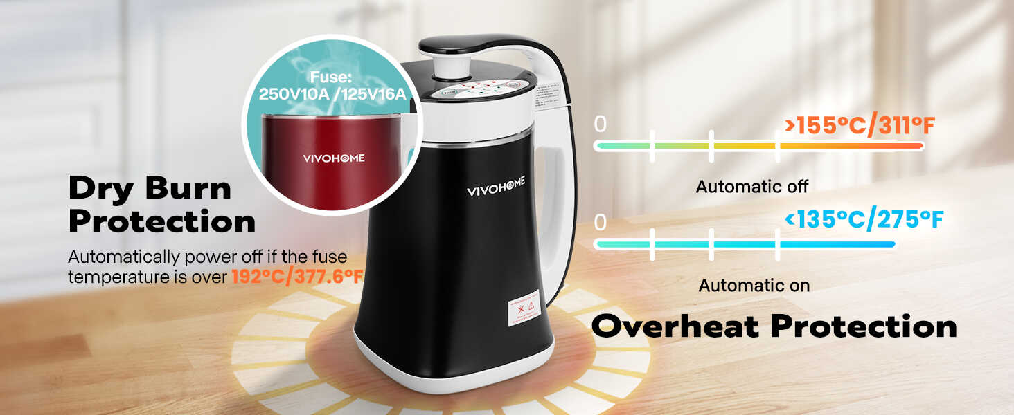 Portable Herbal Butter Maker Machine with LED Screen VIVOHOME