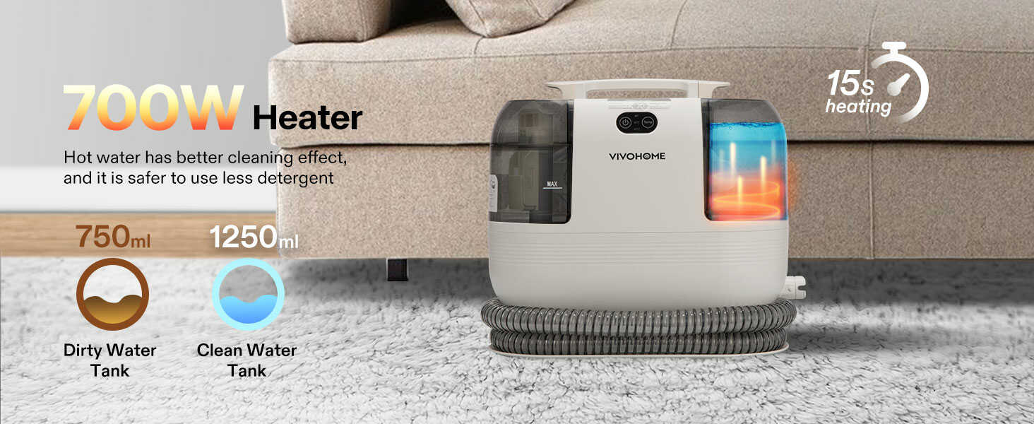 VIVOHOME Portable Multipurpose Carpet Cleaner Machine