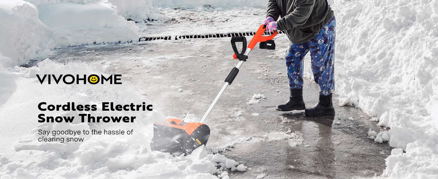 VIVOHOME Snow Shovel Cordless Electric – HomeGlow