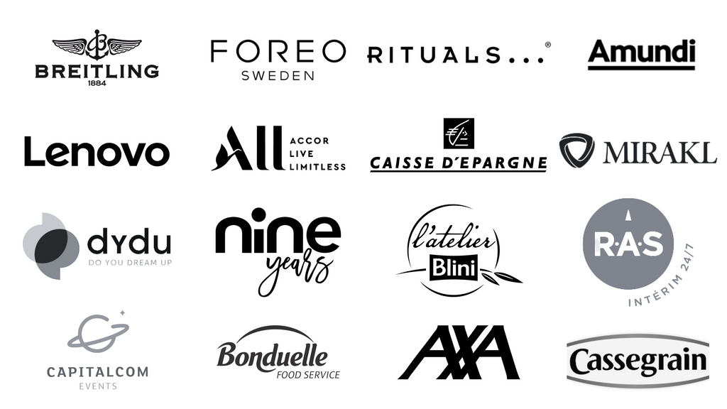 logos clients foutas personnalisées pour entreprise - BY FOUTAS