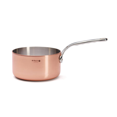 de Buyer French Copper Mini Saucepan With Brass Handle on Food52