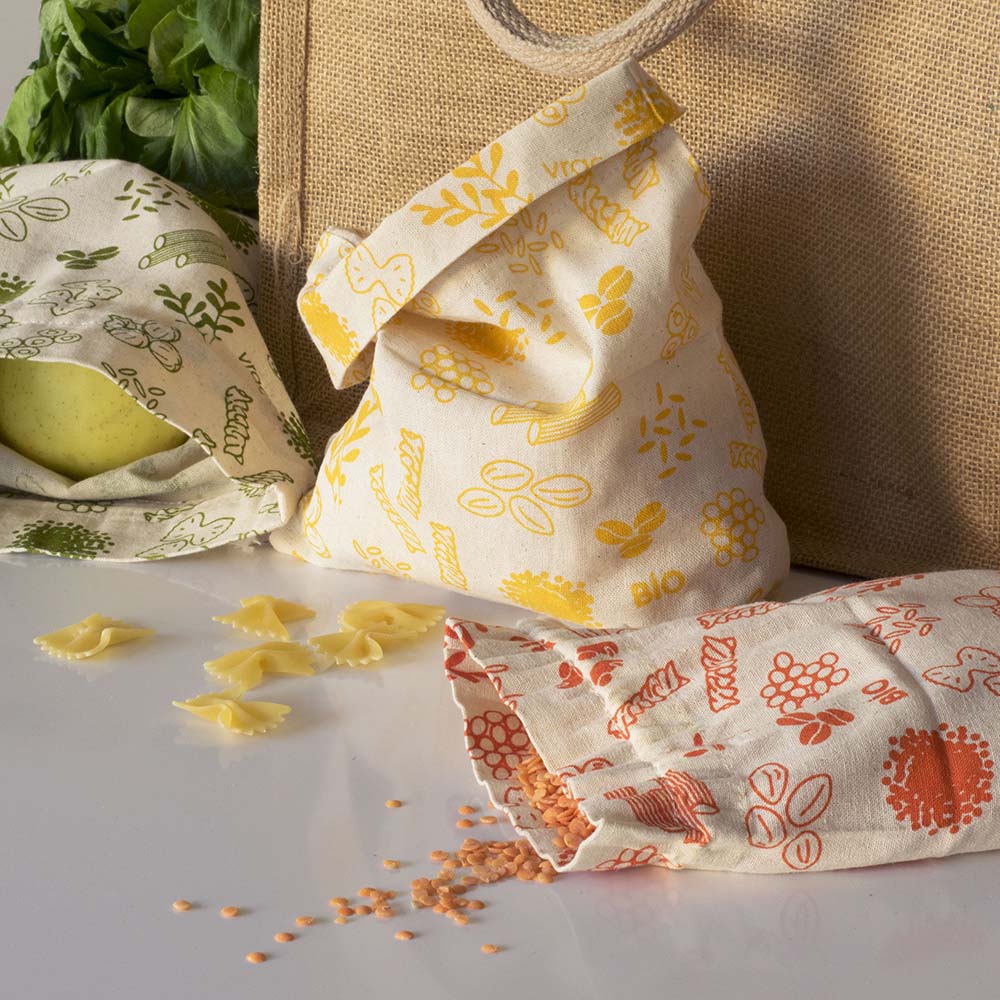 Organic Cotton Produce Pouch